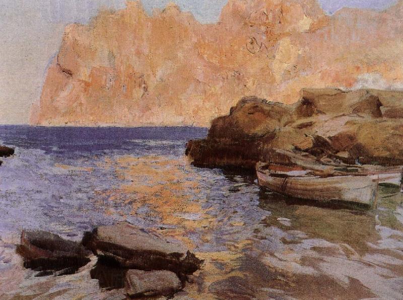 Joaquin Sorolla San Vicente small Gulf Norge oil painting art